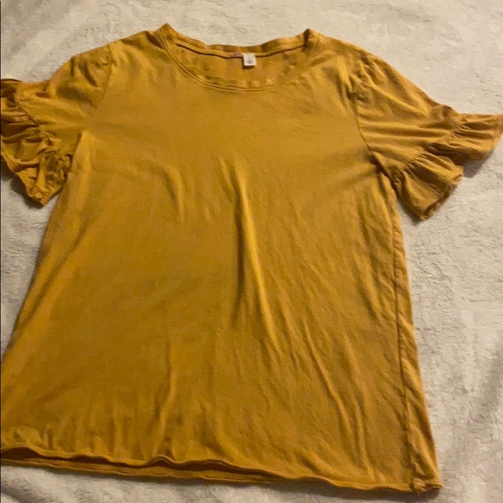 yellow dressy top